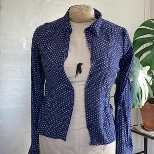 NW/O Tag- Polka Dot Dress Shirt
